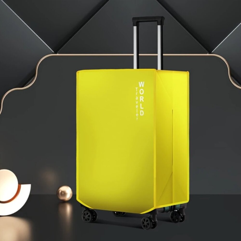 Luggage Protector / Suitcase Cover / Waterproof Slip-On / NWT - Yellow - 30"
